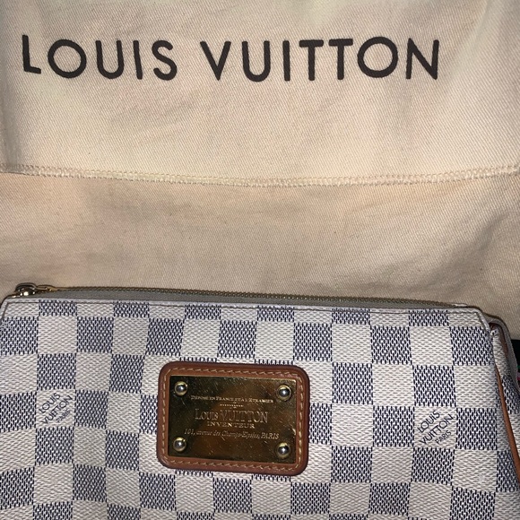 SOLD Authentic Louis Vuitton Eva Clutch Azur - Picture 2 of 8